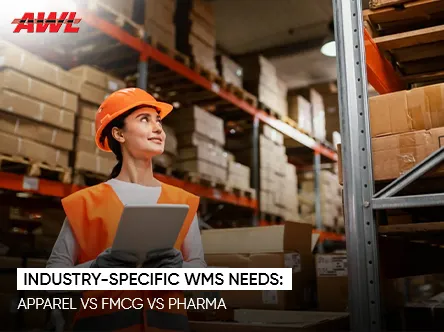 WMS comparison apparel FMCG pharma
