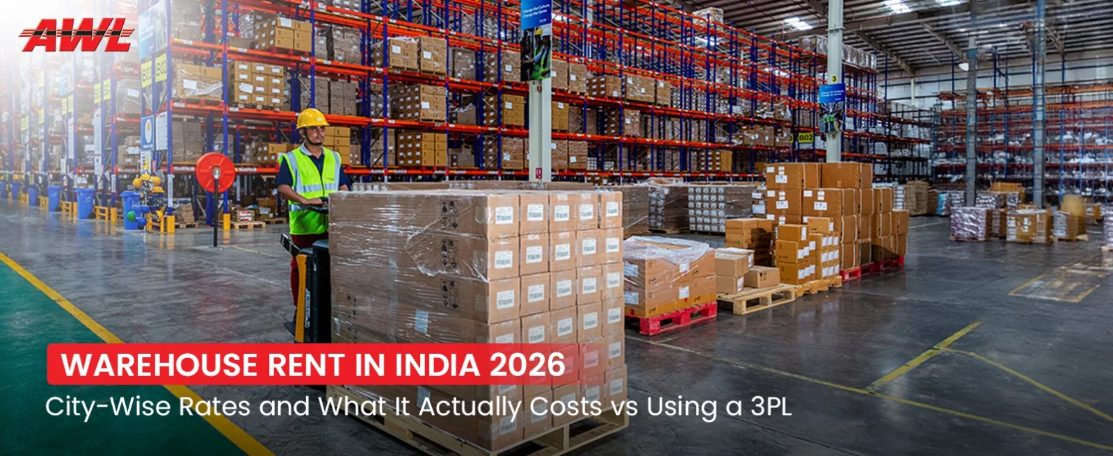Warehouse Rent in India 2026: City-Wise Rates vs 3PL Costs