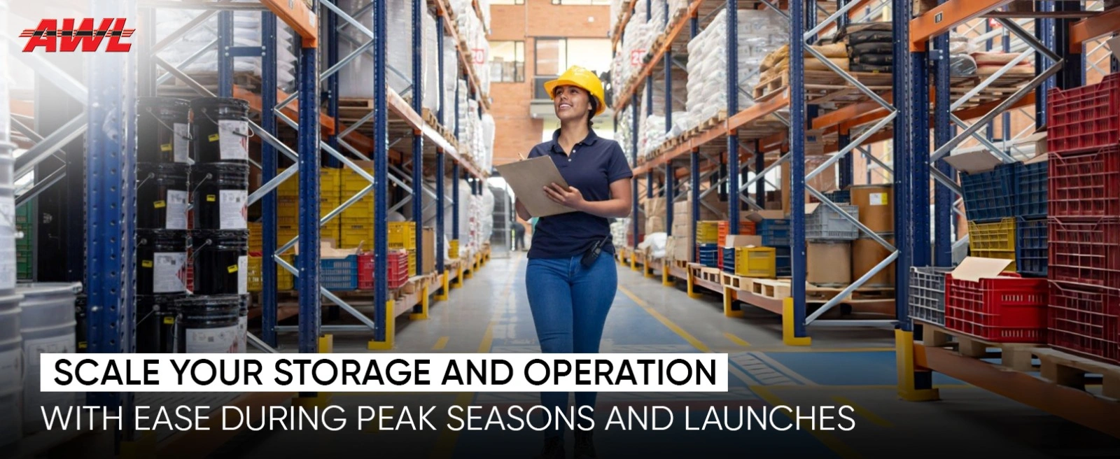 Easily scale your storage and operations to match seasonal peaks and product launches